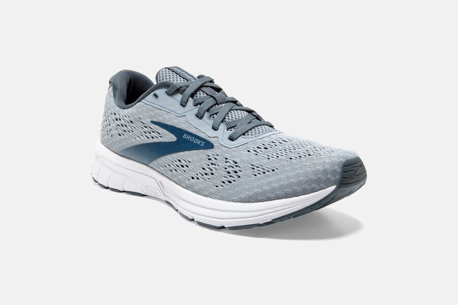 Brooks Israel Anthem 3 Road Running Shoes Mens - Grey/Blue - OVC-390561